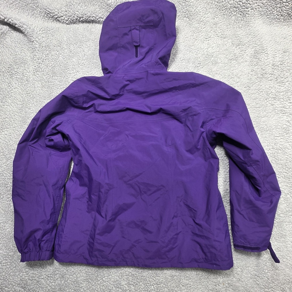 Women Marmot Lightweight Windbreaker Full‎ Zip Jacket Eize Large Purple Coat - Picture 11 of 11